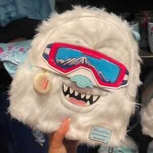 NWT Disney Parks Exclusive Loungefly Expedition Everest Yeti Mini Backpack
